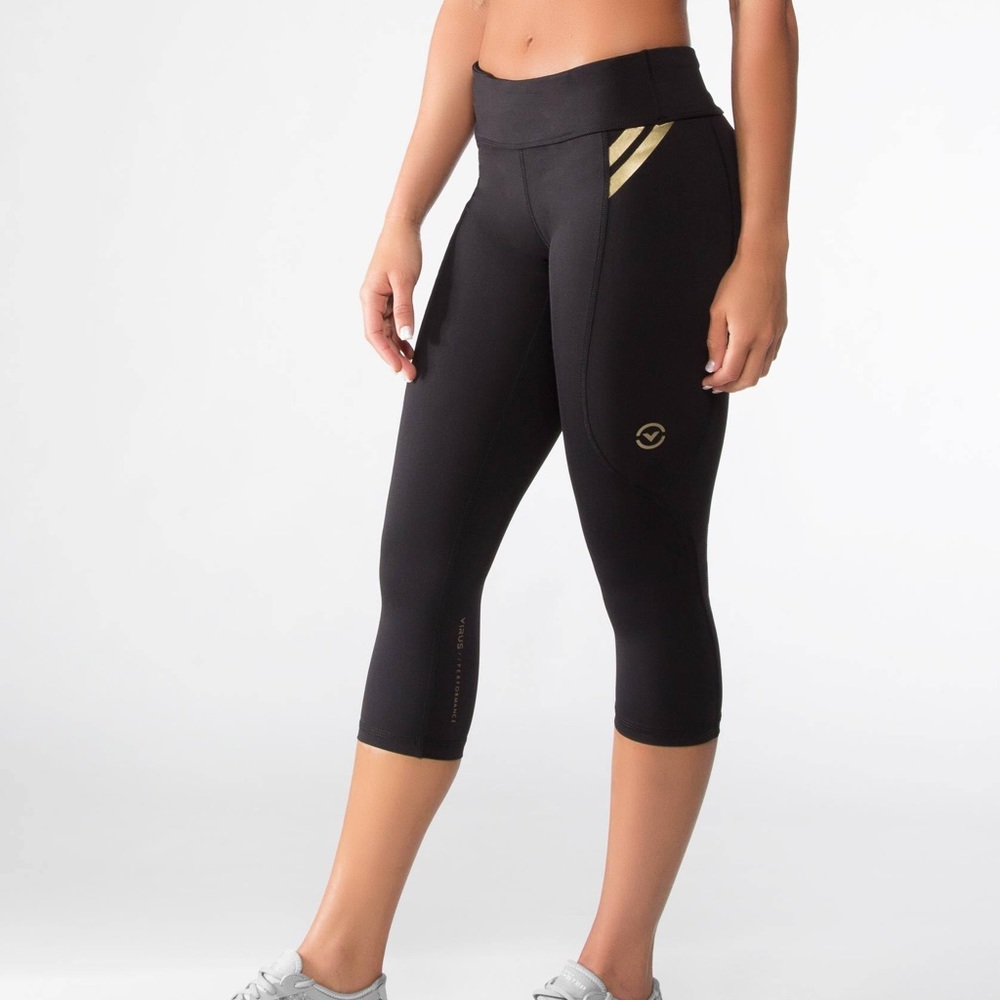 Virus Crop Compression Pants